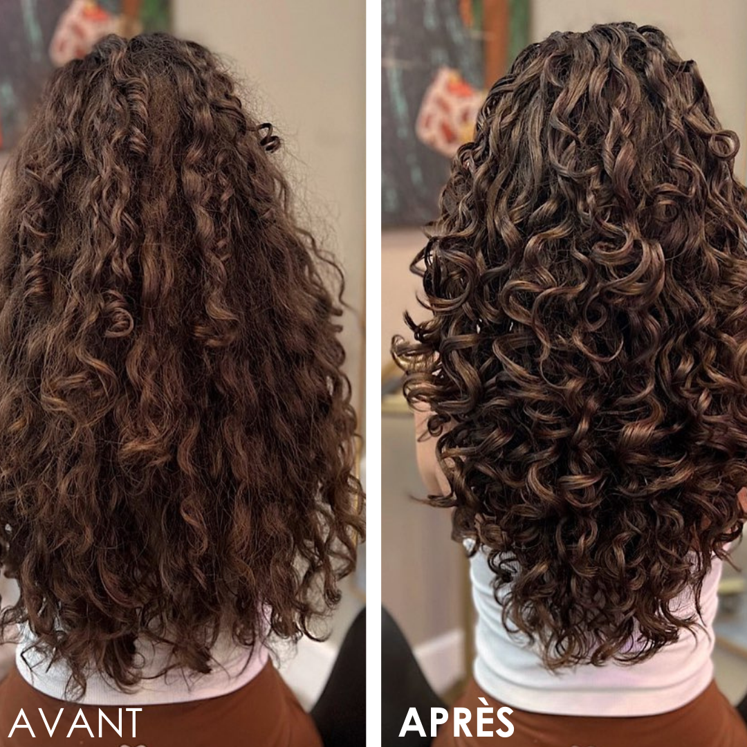 Huile de Finition Soyeuse pour Cheveux Bouclés